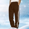 thumbnail image 1 of COSFO Gym Sweatpants Men Baggy Striped Open Bottom Wide Leg with Pockets Athletic Pants Loose Fit Elastic Waist Sport Running Drawstring Trousers Mens Sweatpants, 1 of 7