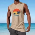 thumbnail image 1 of COSFO Hawaiian Mens Tank Top Workout Muscle Summer Graphic Tees Classic Fit Casual Beach Crew Neck Sleeveless Shirts, 1 of 5
