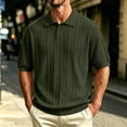 thumbnail image 1 of COSFO Mens Big and Tall Polo Shirts Golf Performance Short Sleeve Casual Shirt Textured Collared Solid Pullover Classic Fit Mens T-Shirts, 1 of 6