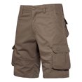 thumbnail image 1 of COSFO Mens Cargo Shorts Casual Relaxed Fit Solid Shorts Work Multiple Pockets Shorts, 1 of 5