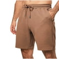 thumbnail image 1 of COSFO Mens Gym Shorts Solid Casual Elastic Waist Shorts Loose Beach Mens Shorts, 1 of 7