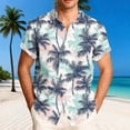 thumbnail image 1 of COSFO Short Sleeve Button Up Shirt Men Big And Tall Tropical Hawaiian Tops Relaxed Fit Collared Summer with Pocket Mens Shirts, 1 of 6