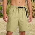 thumbnail image 1 of COSFO Solid Men's Cargo Shorts Relaxed Fit Casual Work Shorts Outdoor Relaxed Fit Hiking Shorts, 1 of 9