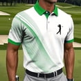 thumbnail image 1 of COSFO Summer Mens Short Sleeve Polo Shirts Golf Mesh Graphic Tees Pullover Slim Fit Performance Collared Quick Dry Tops, 1 of 7