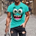 thumbnail image 1 of COSFO Summer Mens Tshirts Short Sleeve Funny Workout Graphic Tees Loose Fit Casual Crew Neck Tops, 1 of 5