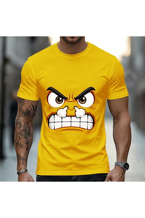 Summer T Shirts for Man Funny Workout Short Sleeve Graphic Tees Casual Pullover Crew Neck Beach Loose Fit Tops