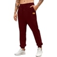 thumbnail image 1 of COSFO Sweatpants for Men with Pockets Red Sport Athletic Elastic Bottom Jogger Pants Running Drawstring Elastic Waist Loose Fit Workout Trousers Mens Sweatpants, 1 of 4