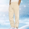 thumbnail image 1 of COSFO Sweatpants for Men Wide Leg Striped Athletic Baggy Open Bottom with Pockets Pants Elastic Waist Running Drawstring Sport Loose Fit Trousers Mens Sweatpants, 1 of 7