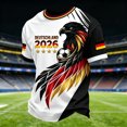 thumbnail image 1 of COSFO T-Shirts for Men Summer Germany Short Sleeve Football Graphic Tees Patriotic Crew Neck Pullover Breathable Classic Fit Tops, 1 of 5