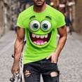 thumbnail image 1 of COSFO Workout Tee Shirts Mens Funny Short Sleeve Summer Graphic Tees Loose Fit Crew Neck Casual Tops, 1 of 5