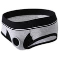 thumbnail image 1 of COSFO with Fly Mens Briefs Colorblock Cotton Underwear Classic Fit Soft Breathable Men's Underwear, 1 of 4