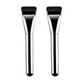 thumbnail image 1 of COSHINE 2pcs Super Thin Blade Foundation Makeup Brush, Soft Synthetic Bristles Makeup Brushes, 1 of 3