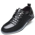 thumbnail image 1 of COSIDRAM Men Casual Shoes Fashion Business Luxury Dress Shoes Office Loafers Flats Black Sneakers for Male, 1 of 6