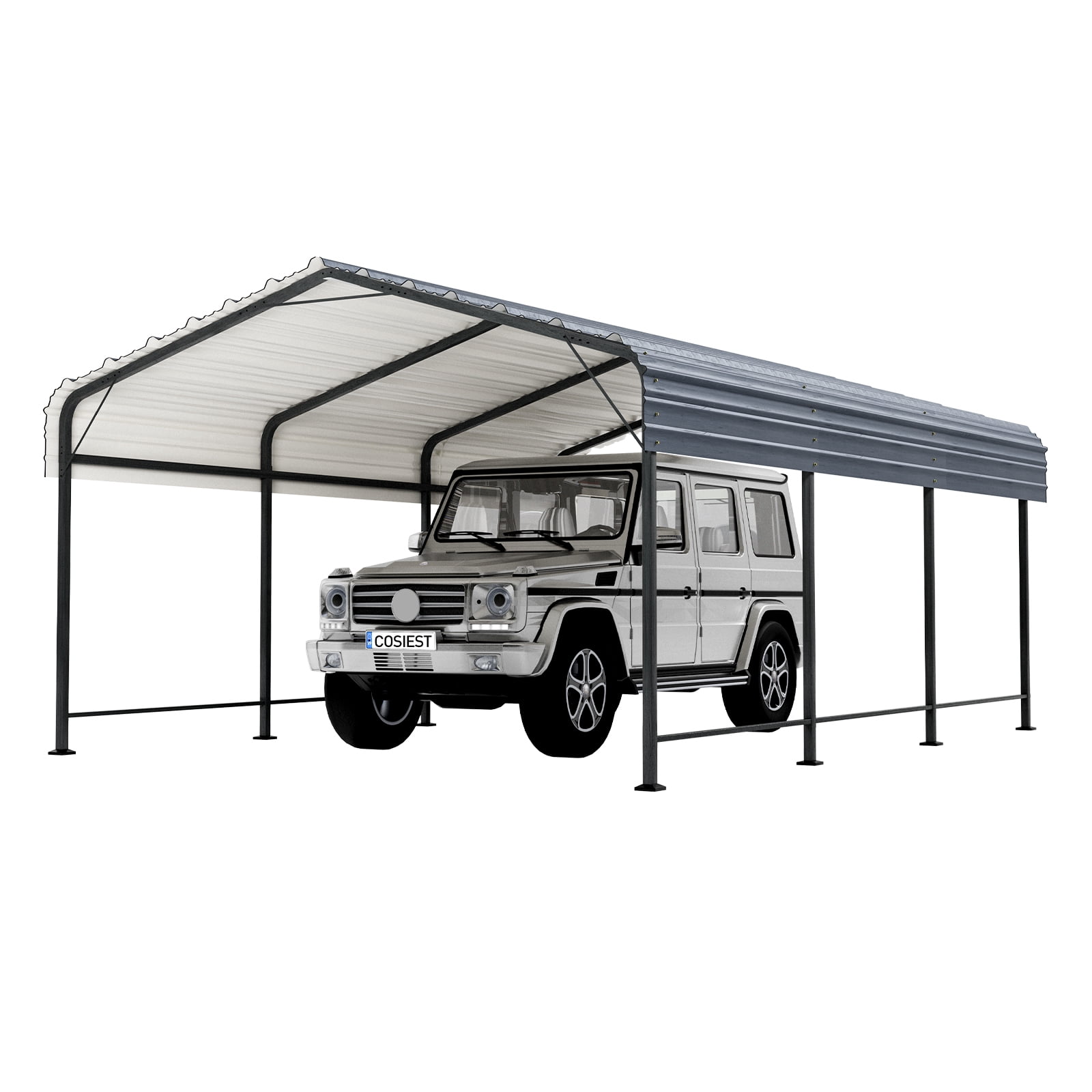 COSIEST 10'x20' Carport with Galvanized Steel Roof, Australia | Ubuy