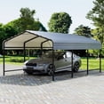 thumbnail image 1 of VENTOPYR 12' x 20' Outdoor Heavy Duty Carport with Galvanized Steel Roof for Car, Boat, Truck, 1 of 7