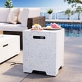 thumbnail image 1 of VENTOPYR 16'' ABS Outdoor Hideaway Tank Table for Propane Gas Fire Pits, Hides Standard 20lb, 1 of 6
