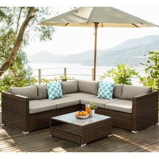 COSIEST Wicker Patio Furniture in Shop Patio Furniture by Material