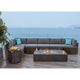 thumbnail image 1 of Serein 8-Piece Sofa Set with Rectangular Fire Pit, 1 of 6