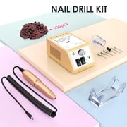 COSITTE Professional Electric Nail Drill Machine 20000 RPM for Acrylic & Gel Nails, Manicure Pedicure Tool Set for SalonGold & Home Use