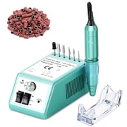 COSITTE Professional Electric Nail Drill Machine 20000 RPM for Acrylic & Gel Nails, Manicure Pedicure Tool Set for Salon & Home UseGreen