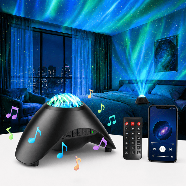 Ligthing Effect COSJM Galaxy Projector Night Light, Aurora Star Projector with 33 Light ...