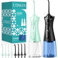 thumbnail image 1 of COSLUS CX30 2-Pack Water Flosser for Teeth,Water Dental Flosser Pick for Teeth,3 Modes & 8 DIY Levels for Sensitive Gums & Braces, 1 of 8