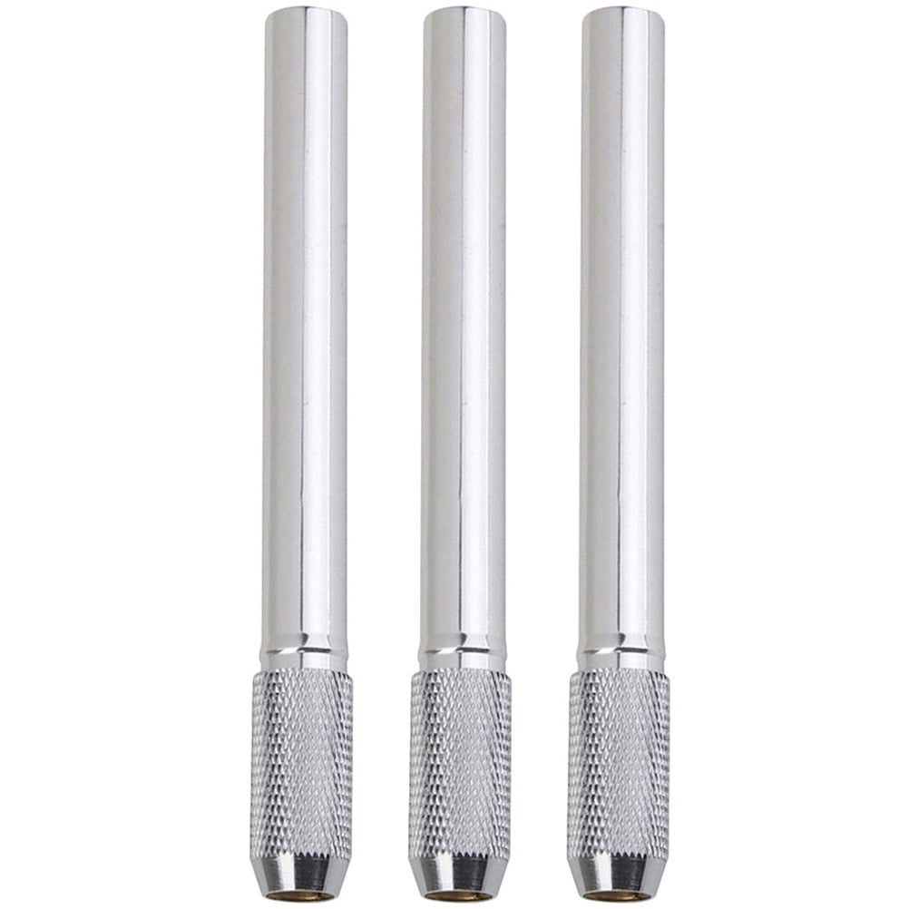 COSLUS 3Pcs Professional Pencil Extenders Stainless Steel Colored