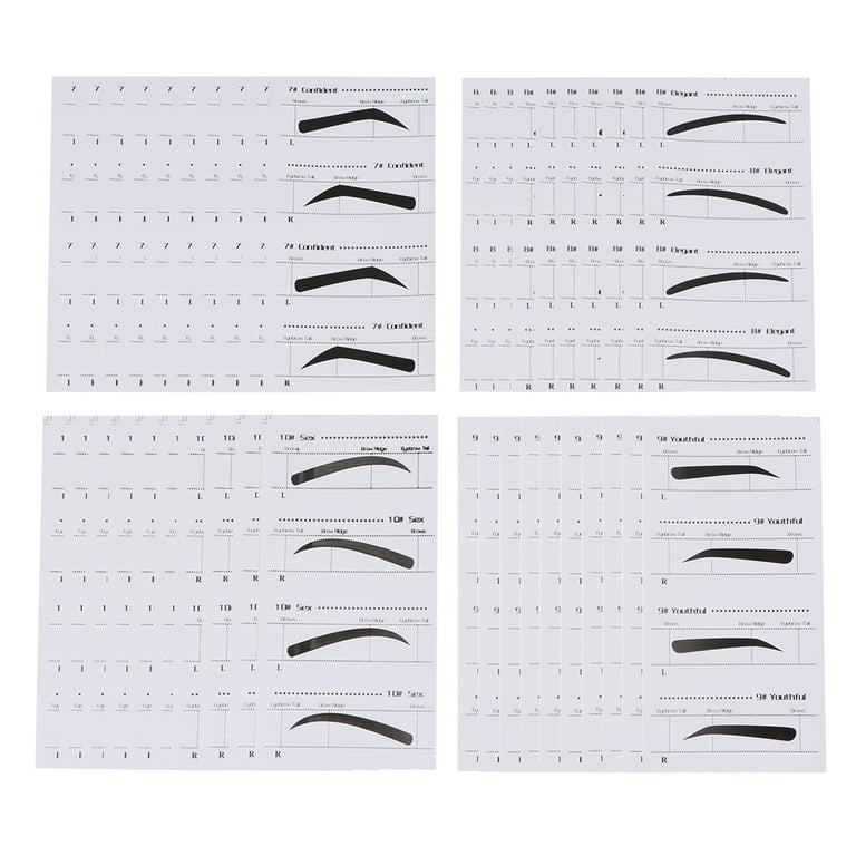 COSLUS 4 Sets Eyebrow Templates Assorted Eyebrow Form Boards Eyebrow Makeup Moulds Eyebrow Shaping Tool - Walmart.com coslus-4-sets-eyebrow-templates-assorted-eyebrow-form-boards-eyebrow-makeup-moulds-eyebrow-shaping-tool-walmart-com