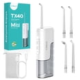thumbnail image 1 of COSLUS TX40 Mini Portable Water Flosser for Travel,Water Dental Flosser Pick for Teeth,4 Modes, 180ml, Cordless,for Braces & Sensitive Teeth-White, 1 of 7