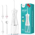 thumbnail image 1 of COSLUS Water Dental Flosser Pick for Teeth,DIY Mode,300ML,IPX7 Waterproof,Portable,Rechargeable,for Home Travell-White, 1 of 8