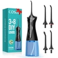 thumbnail image 1 of COSLUS CX30 Water Dental Flosser Pick for Teeth,DIY Mode,300ML,IPX7 Waterproof,Portable,Rechargeable,for Home Travel-Black, 1 of 10