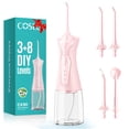 thumbnail image 1 of COSLUS CX30 Water Dental Flosser Pick for Teeth,DIY Mode,300ML,IPX7 Waterproof,Portable,Rechargeable,for Home Travel-Pink, 1 of 9