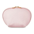 thumbnail image 1 of Walmart Cosmetic Accessory Pouch with Double Zipper, Baby Pink Basket Weave, 1 of 2