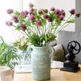 thumbnail image 1 of COSMOBETTY 1 Pc Violet Silk Flower Trifurcate Eryngo Shape European Style for Wedding Home Party Garden Decoration, 1 of 8