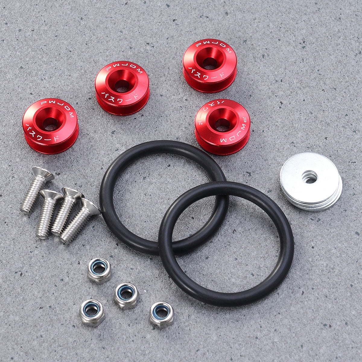COSMOBETTY 1 Set Bumper Fixer Kit Aluminium Alloy Quick Release ...
