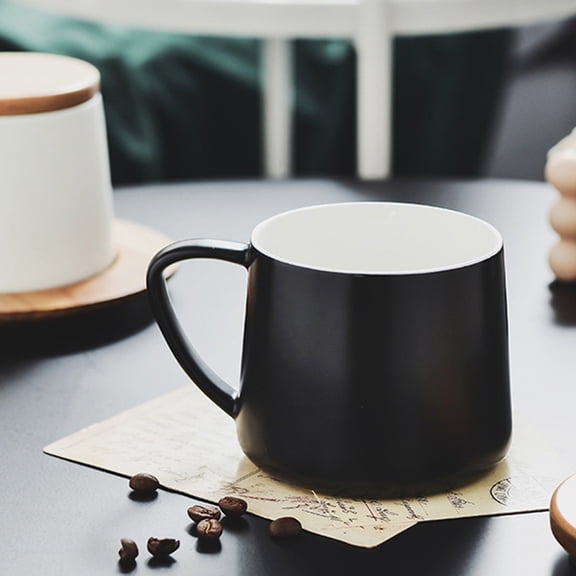 COSMOBETTY 1 Set Ceramic Tumbler In Black For Daily Use And Gifting