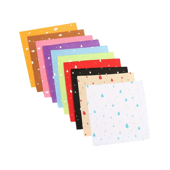 COSMOBETTY 10 Pcs Felt Sheets -colored for Creative and Artistic Use