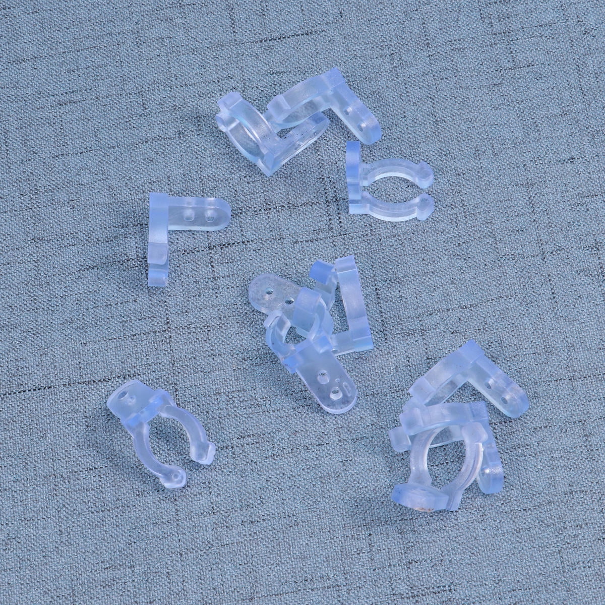 COSMOBETTY 10Pack Clear PVC Rope Light Clips for Led Clips for Strip ...