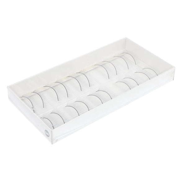 COSMOBETTY Practice Eyelashes Black Fiber for Makeup Natural Long Shape 10Pairs