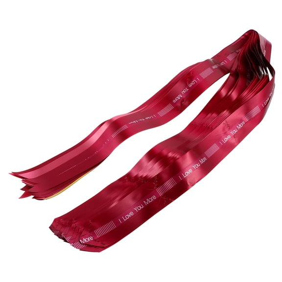 COSMOBETTY 10Pcs Red Plastic Pull Bow for present Wrapping and Present Box 2.36x2.36x1.18 Inch