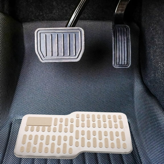 COSMOBETTY 1Pack Beige Clutch Pedal Pad for Car Interior and Driving