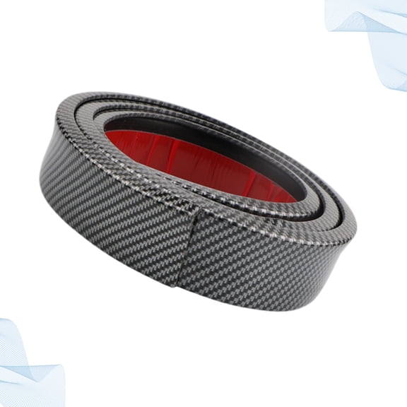 COSMOBETTY 1Pack Car Wheel Trim Strip Rubber Carbon Fiber 15.7*1.8in