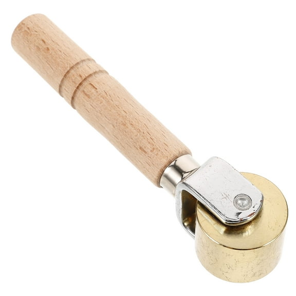 COSMOBETTY 1Pack Handheld Seam Roller Edge Roller Tool for Leather Crafting and Edging by Beginners