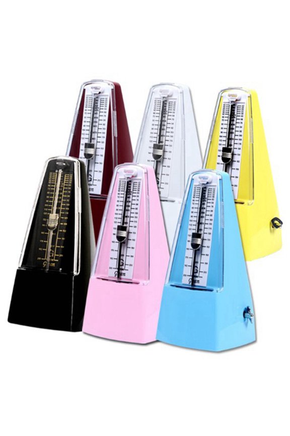 1Pack Mechanical Metronome for Rhythm Practice and Adjustment 8.1x4.6x4.3in