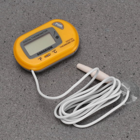 COSMOBETTY 1Pack Professional Sensor Aquarium Thermometer for Pet Owners and Enthusiasts 2.2x1.4in