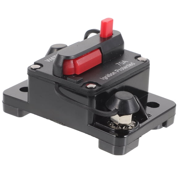 COSMOBETTY 1Pack Rectangular Circuit Breaker for Marine and Automotive Fuse Blocks