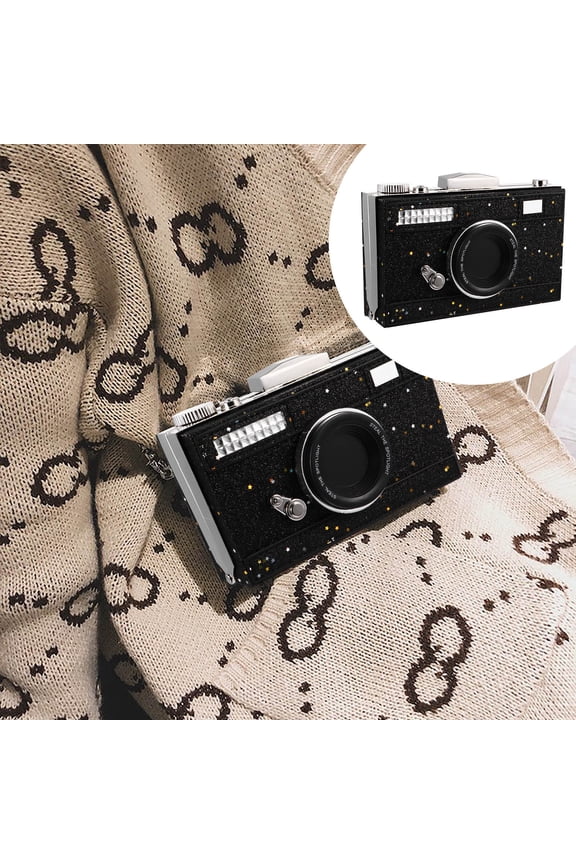 1Pcs Camera Bag Crossbody Purse in Camera Shape Bag for Women Simple Design for Various Occasions