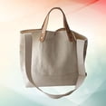 thumbnail image 1 of COSMOBETTY 1Pcs Canvas Large Capacity Bag Over the Shoulder Bag Women Beige Rectangular 40 x 35 x 4 in, 1 of 8