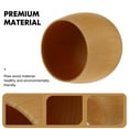 thumbnail image 1 of COSMOBETTY 1Pcs Cup Big Belly Wooden Multipurpose Drinking Household Water Cup Natural Wood Color 9X8X8CM, 1 of 8