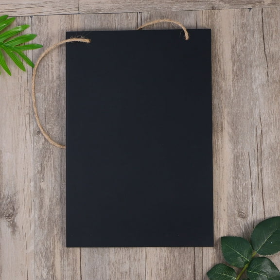 COSMOBETTY 1Pcs Erasable Message Board Sign for Business Owners 20x30x0.5in Wood Rectangle Chalkboard